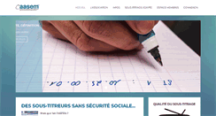 Desktop Screenshot of caasem.fr