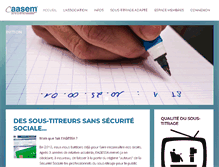 Tablet Screenshot of caasem.fr